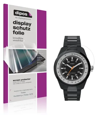 Produktbild von 6x Schutzfolie für Timex Huckberry x Timex 1979 klar Displayschutzfolie Folie Display Schutz dipos