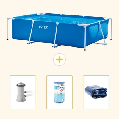 Obrázok produktu pre Obdĺžnikový bazén s rámom – 300 x 200 x 75 cm – 4-dielny – model S21254