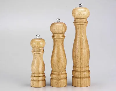 Obrázek produktu pro KESPER Mlýnek na pepř 16,5 cm, gumovníkové dřevo, lakovaný