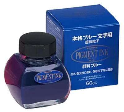 Productafbeelding van Platinum Pigment inkt - 60 cc fles - Blauw
