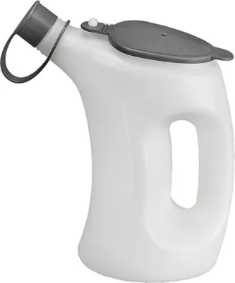 Produktbild von Pressol Messbecher aus Polyethylen 3l weiß / transparent mit Deckel / Kappe -10 / +110Grad C - 7523
