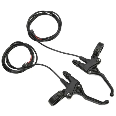 Obrázok produktu pre Elektrická brzdová páka na bicykel, príslušenstvo k bicyklom, elektrická rukoväť na bicykel, brzdová páka, brzdová páka z hliníkovej zliatiny, brzdové riadidlá