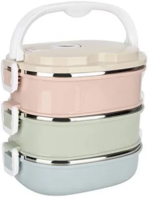 Image de Thermobox de haute qualité en acier inoxydable - Thermobox avec double poignée - Boîte à lunch isotherme - Revêtement extérieur en PP de qualité alimentaire - Utilisation multifonctionnelle