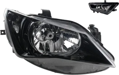 Immagine prodotto di Johns, faro alogeno principale adatto per Seat Ibiza 6J 03/12-06/15 H4 Re. + fendinebbia. 6J1941022E 6J1941022J 6J9941700B