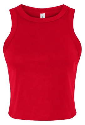 Image de Bella + Canvas - Haut sans manches dos nageur pour femmes LT2286 (XXL) (rouge)