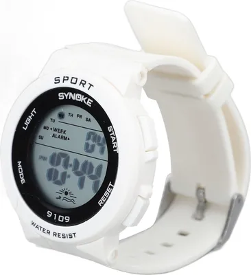 Produktbild von Student elektronische Uhr Multifunktion wasserdicht Mode leicht leuchtende elektronische Armbanduhr für den täglichen Sport weiß