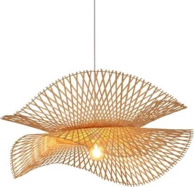 Produktbild von Pendelleuchten, rustikales Design, umweltfreundliche Materialien, D55CM, Keine Glühbirne