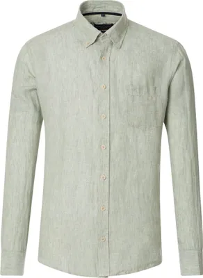 Produktbild von CASAMODA Herren Freizeithemd Langarm Button-Down Casual Hellgrün XL