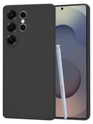 Produktbild von Techsuit Soft Flex Silikon Back Cover Hülle für Samsung Galaxy S25 Ultra - Schwarz
