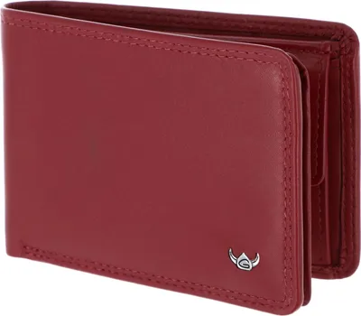 Produktbild von Golden Head Leder Geldbörse Polo RFID Protect Minischeintasche 1196 Rot dunkelrot