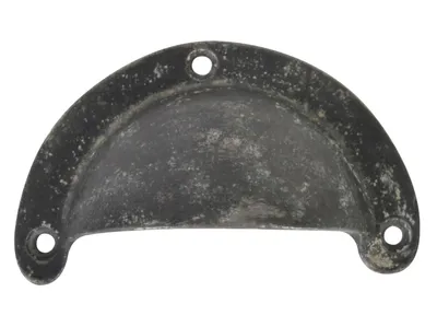 Produktbild von Laursen - Möbel- Schubladen- Knauf Griff Retro Vintage Metall Halbrund Nr. 2