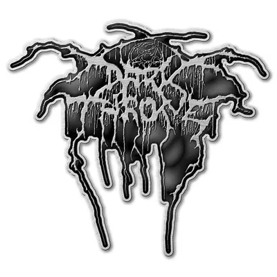 Produktbild von Darkthrone - Logo Füllung - Abzeichen, Emaille RO8424 (Einheitsgröße) (Schwarz/Grau)