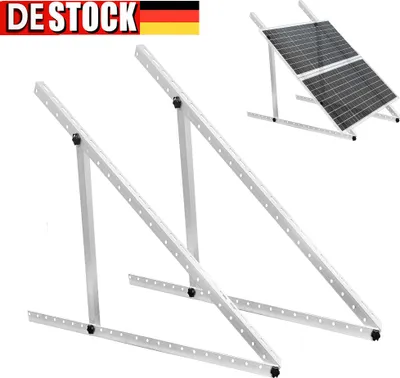 Produktbild von Halterung für Solarpanel Aufständerung bis 104 cm Flachdach PV Solarmodul Neu
