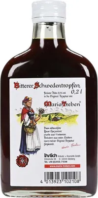 Obrázek produktu pro Maria Treben Hořké švédské kapky Bylinný elixír 32 % obj., 200 ml roztoku