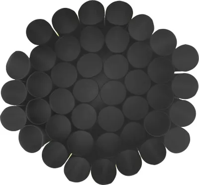 Zdjęcie produktu dla Rurki wielokrotnego użytku, czarne jumbo, 9mm, 240mm, 250szt.