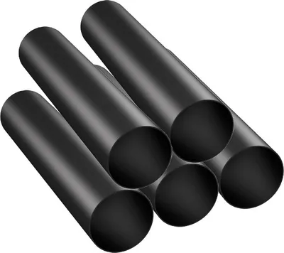 Produktbild von BORA 5er-Set Ecotube ER750/5 Rundkanal 750 mm ++ Lagerware ++