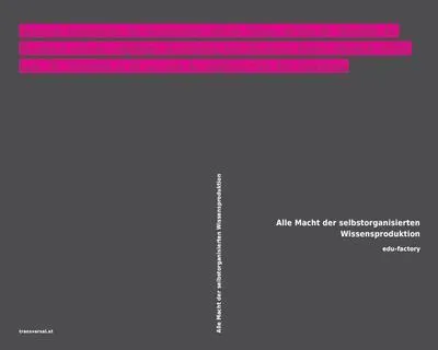 Produktbild von Alle Macht der selbstorganisierten Wissensproduktion