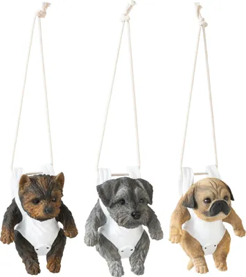 Produktbild von J-Line Hund+Windel A Polyresin Mix 3 Sortiert