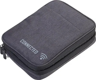 Produktbild von TROIKA Kabeltasche CONNECTED dunkelgrau