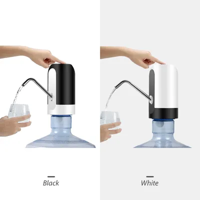 Obrázok produktu pre Dávkovacie čerpadlo na fľašu vody 5 galónových fliaš Automatické elektrické čerpadlo na pitnú vodu Vodotesné USB nabíjanie Dávkovacie čerpadlo na vodu pre domácnosť Kancelária Kuchyňa Kempovanie Vonku