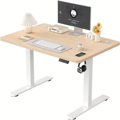 Obrázek produktu pro Nastavitelný psací stůl – stojací psací stůl – pracovní stůl – ergonomický stůl – kancelářský stůl – rozměry 60x100 cm