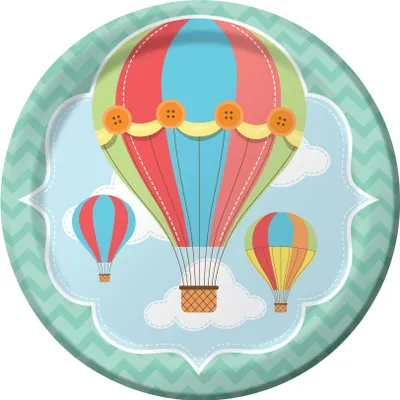 Produktbild von Pappteller Baby-Ballon, 23 cm