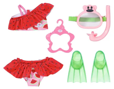 Obrázek produktu pro BABY born Snorkeling Set 43cm, Plavky pro panenky, 3 rok/roky