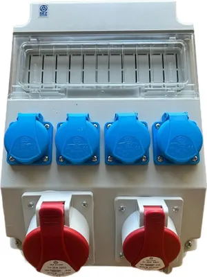 Produktbild von Wandverteiler Stromverteiler CEE 32A 16A 230V Schuko / ROS11/x-21/S //97