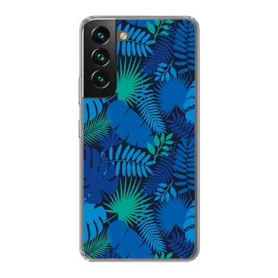 Produktbild von MuchoWow® Handyhülle Schutzhülle Hülle für Samsung Galaxy S22 Tropisch - Design - Blätter Silikon Softcase Handy Hülle - Mobiltelefonhülle