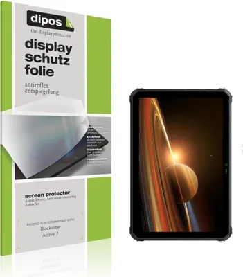 Produktbild von 2x Schutzfolie für Blackview Active 7 matt Displayschutzfolie Folie Display Schutz dipos