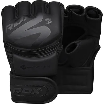 Image de RDX Sports Gants de Grappling MMA F15 Noir - Taille: S