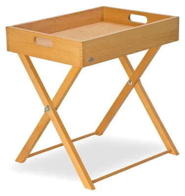 Produktbild von Tabletttisch aus geölter Buche