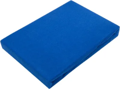 Produktbild von Jersey Spannbettlaken für Wasserbetten Rundumgummizug 200 x 220 cm Royalblau