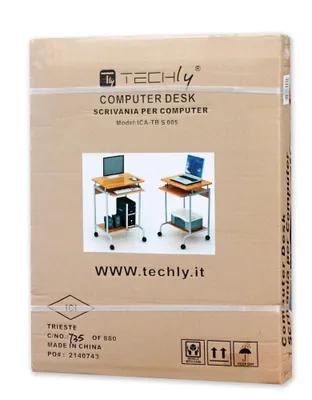 Immagine prodotto di Scrivania mobile per computer Techly 600x450 faggio