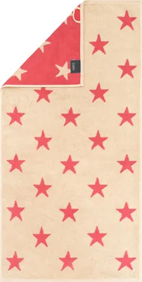 Produktbild von Cawö Handtuch New Stars Farbe beige/pink Größe 50x100
