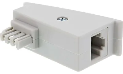 Image de InLine® 69949 TAE-F Adaptateur DSL, TAE-F prise sur RJ45 prise femelle, 8P2C pour Fritzbox