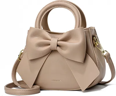 Produktbild von Crossbody Bag Damen, mit Top Carry Handle und Cute Bow Knot  Crossbody Purses und Handtaschen