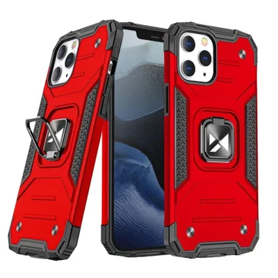 Produktbild von Wozinsky Ring Armor Hülle für iPhone 14 Pro, rot