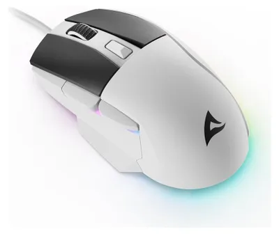 Imagen del producto de Sharkoon 4044951040223 Sharkoon Maus Shark SGM35 Optisch 6 Tasten 6.400 DPI weiß