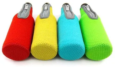 Obrázek produktu pro Sada 4 chladících ručníků z neoprenu s izolačními vlastnostmi – krytky na nohy – chladicí vložky – krytky na lahve – se zapínáním na zip – lze prát na 30 stupňů