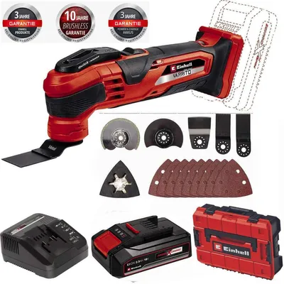 Produktbild von Einhell-Multifunktionswerkzeug VARRITO 18V Akku 2.5 Ah, Ladegerät, System-Koffer