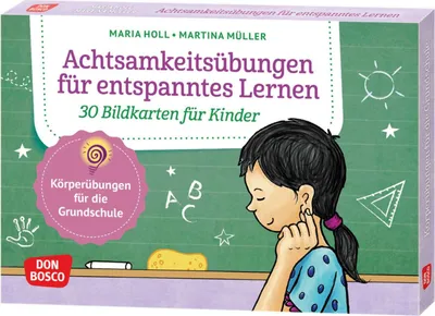Produktbild von Achtsamkeitsübungen für entspanntes Lernen. 30 Bildkarten für Kinder