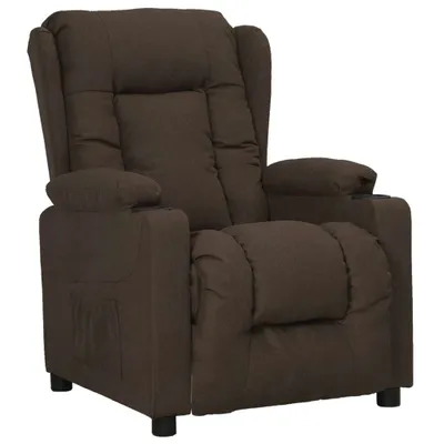 Image de Fauteuil relax pratique Tissu marron foncé - Fauteuil TV & Relax ,meubles design 9062118 1parcel