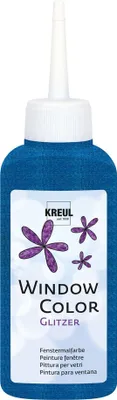 Produktbild von KREUL Window Color Glitzer-Diamantblau 80 ml