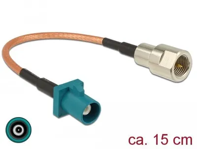 Produktbild von DELOCK Antennenkabel FAKRA Z-St > FME-St RG-316 0.15m