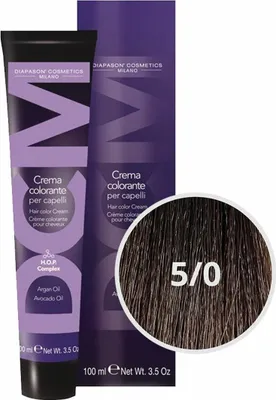 Produktbild von Diapason Haarfarbe Diapason Color Hair Color Cream 5/0 Light Brown