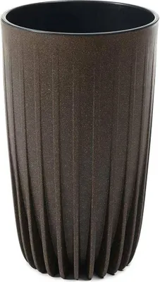 Produktbild von HowHomely Blumentopf Rund 42 cm Höhe, Pflanzkübel, Antrazit Übertopf für garten balkon