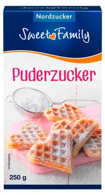 Produktbild von Sweet Family Puderzucker zum Backen und Verziehren geeignet 250g