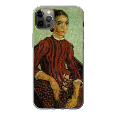 Produktbild von MuchoWow® Handyhülle Schutzhülle Hülle für iPhone 13 Pro Max La Mousmé - Vincent van Gogh Silikon Softcase Handy Hülle - Mobiltelefon