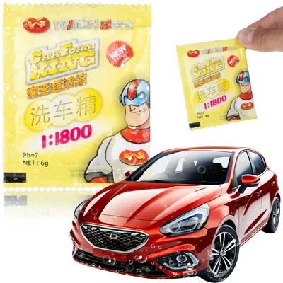 Produktbild von Rosfix 5x Aktivschaum - Schaumpulver für Schaumgerät/Tornado 6 g + Schaumgerät 1000 ml für Hochdruckreiniger